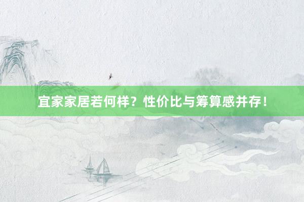 宜家家居若何样？性价比与筹算感并存！