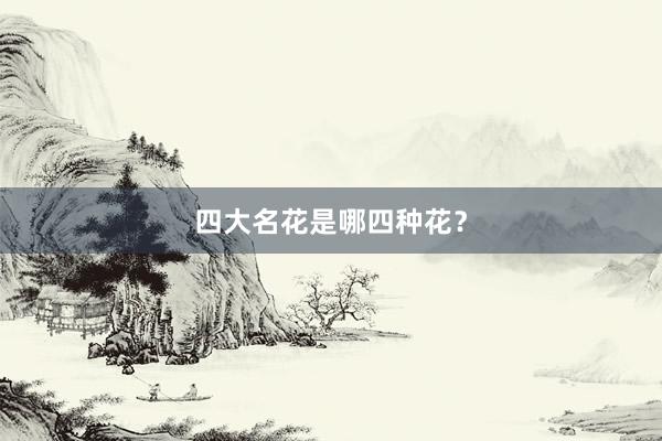 四大名花是哪四种花？